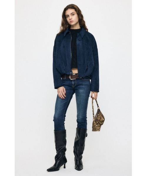 MOUSSY(マウジー)の「【26年AW新作】LOWRISE Rebirth SKINNY(デニムパンツ・レディース・ブラック/ダークブルー/ワンウォッシュ・24inch/26inch/25inch/23inch)」の16枚目の写真