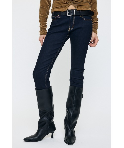 MOUSSY(マウジー)の「【26年AW新作】LOWRISE Rebirth SKINNY(デニムパンツ・レディース・ブラック/ダークブルー/ワンウォッシュ・24inch/26inch/25inch/23inch)」の15枚目の写真