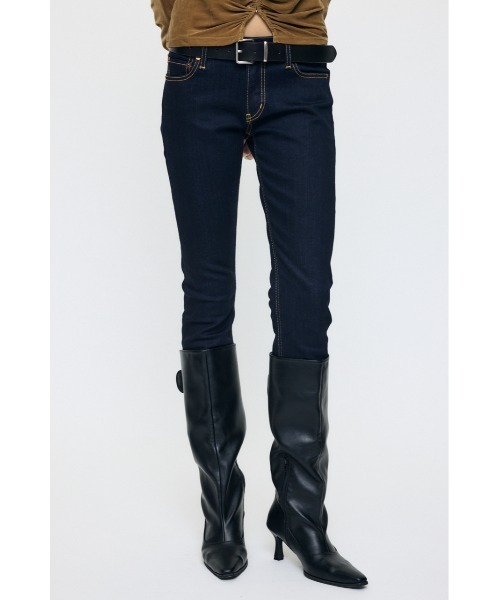 MOUSSY(マウジー)の「【26年AW新作】LOWRISE Rebirth SKINNY(デニムパンツ・レディース・ブラック/ダークブルー/ワンウォッシュ・24inch/26inch/25inch/23inch)」の12枚目の写真