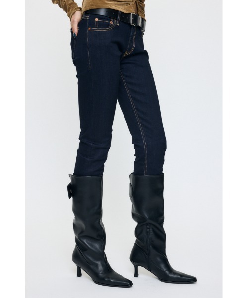 MOUSSY(マウジー)の「【26年AW新作】LOWRISE Rebirth SKINNY(デニムパンツ・レディース・ブラック/ダークブルー/ワンウォッシュ・24inch/26inch/25inch/23inch)」の11枚目の写真