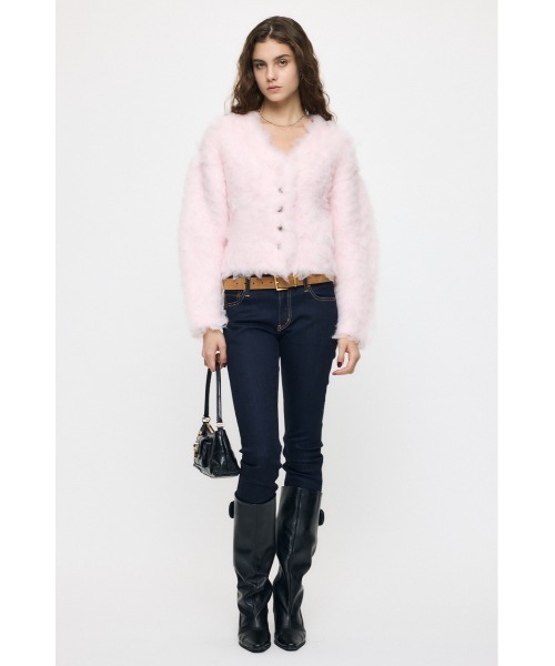 MOUSSY(マウジー)の「【26年AW新作】LOWRISE Rebirth SKINNY(デニムパンツ・レディース・ブラック/ダークブルー/ワンウォッシュ・24inch/26inch/25inch/23inch)」の10枚目の写真