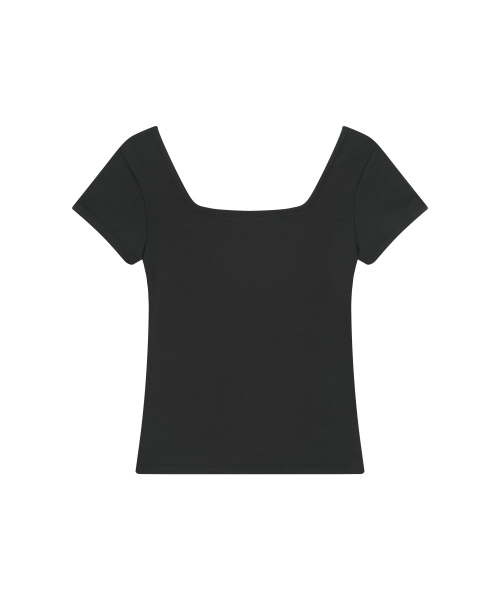 ASON(アズオン)の「SQUARE LINE TEE / CHARCOAL(Tシャツ/カットソー・レディース・その他・FREE)」の3枚目の写真