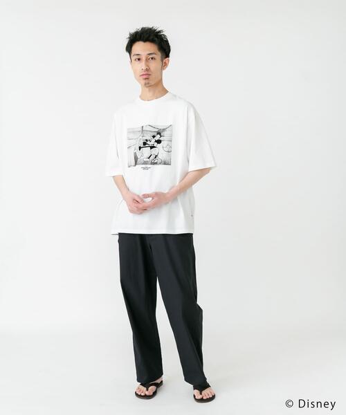 Disney(ディズニー)の「別注/Disney/フロッキープリントTシャツ(Tシャツ/カットソー・メンズ・ホワイト・LARGE/MEDIUM)」の7枚目の写真