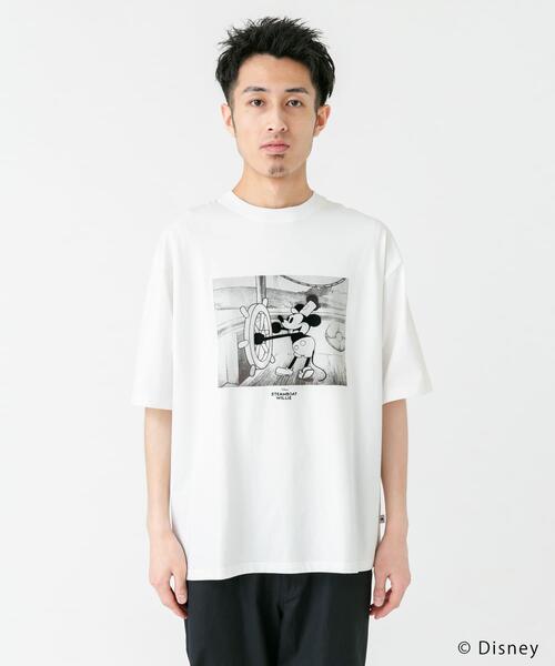 Disney(ディズニー)の「別注/Disney/フロッキープリントTシャツ(Tシャツ/カットソー・メンズ・ホワイト・LARGE/MEDIUM)」の8枚目の写真