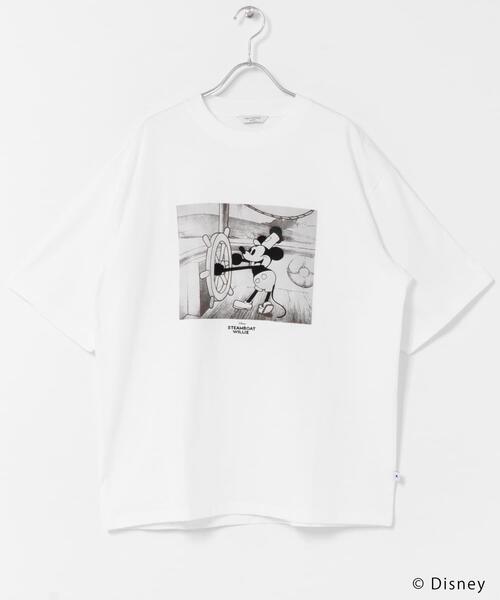 Disney(ディズニー)の「別注/Disney/フロッキープリントTシャツ(Tシャツ/カットソー・メンズ・ホワイト・LARGE/MEDIUM)」の11枚目の写真