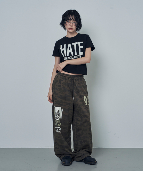 LOSERS CLUB(ルーザーズクラブ)の「HATE WISDOM TOOTH ロゴ 半袖Tシャツ ブラック(Tシャツ/カットソー・レディース・その他・1(M)/2(L)/0)」の8枚目の写真