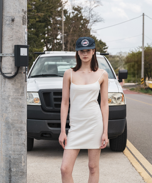 108POUND(108パウンド)の「Eyelet Slim Mini Dress_Ivory(ワンピース・レディース・その他・FREE)」の1枚目の写真