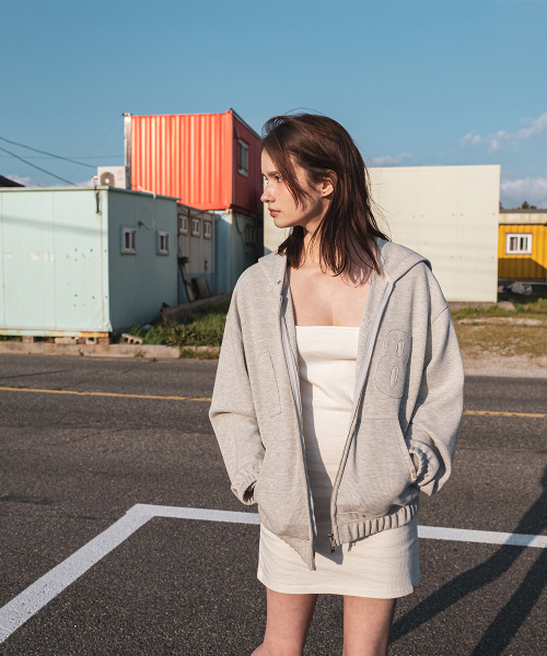 108POUND(108パウンド)の「Eyelet Slim Mini Dress_Ivory(ワンピース・レディース・その他・FREE)」の2枚目の写真