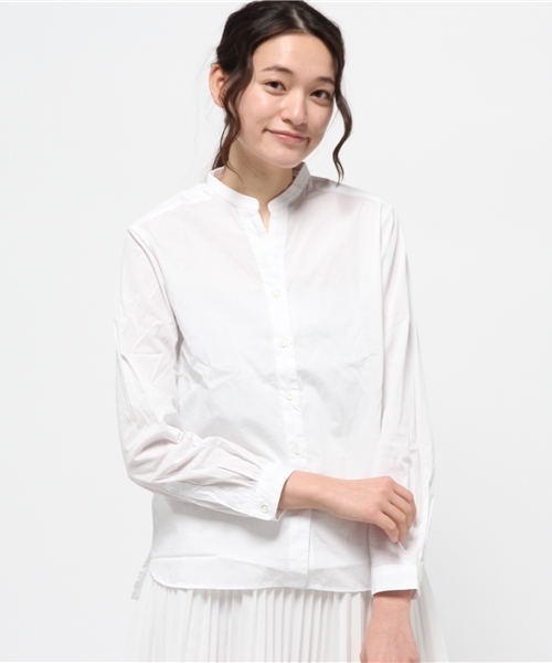 MYSELF ABAHOUSE（マイセルフアバハウス）の「ﾊﾞﾝﾄﾞｶﾗｰｼｬﾂ（シャツ/ブラウス・レディース・ネイビー/ブルー/ホワイト・SMALL/MEDIUM）」の15枚目の写真