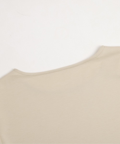 La-gemme(ラジェム)の「ラッフルペプラム プルオーバー(Tシャツ/カットソー・レディース・ブラック/ホワイト/ベージュ・フリー)」の22枚目の写真