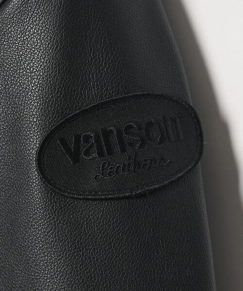 VANSON（ヴァンソン）の「＜VANSON × monkey time＞ダブル ライダース ジャケット（ライダースジャケット・メンズ・ブラック・L/M/S）」の9枚目の写真