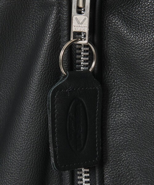 VANSON（ヴァンソン）の「＜VANSON × monkey time＞ダブル ライダース ジャケット（ライダースジャケット・メンズ・ブラック・L/M/S）」の10枚目の写真
