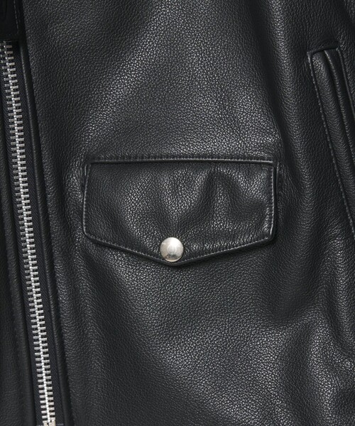 VANSON（ヴァンソン）の「＜VANSON × monkey time＞ダブル ライダース ジャケット（ライダースジャケット・メンズ・ブラック・L/M/S）」の12枚目の写真
