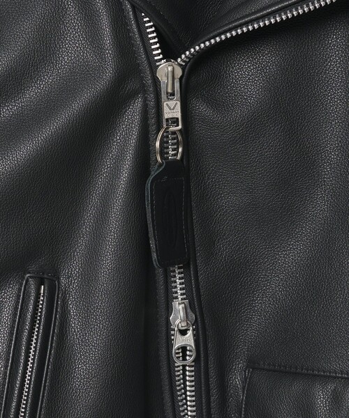 VANSON（ヴァンソン）の「＜VANSON × monkey time＞ダブル ライダース ジャケット（ライダースジャケット・メンズ・ブラック・L/M/S）」の14枚目の写真