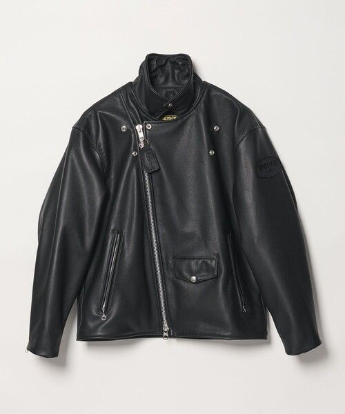 VANSON（ヴァンソン）の「＜VANSON × monkey time＞ダブル ライダース ジャケット（ライダースジャケット・メンズ・ブラック・L/M/S）」の17枚目の写真
