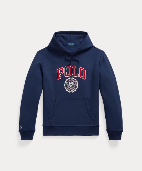 POLO RALPH LAUREN(ポロ ラルフ ローレン)の「ロゴ フリース フーディ(パーカー・メンズ・ネイビー系1・M/S/L)」の2枚目の写真