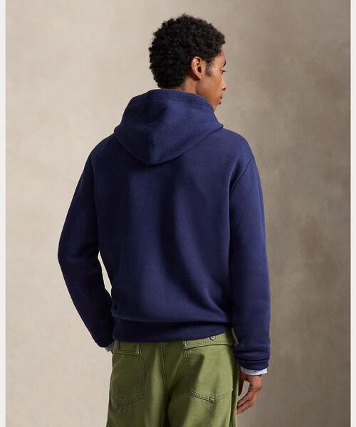 POLO RALPH LAUREN(ポロ ラルフ ローレン)の「ロゴ フリース フーディ(パーカー・メンズ・ネイビー系1・M/S/L)」の4枚目の写真