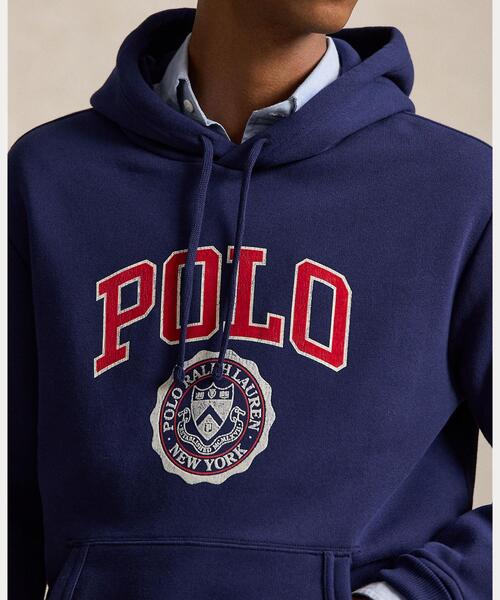 POLO RALPH LAUREN(ポロ ラルフ ローレン)の「ロゴ フリース フーディ(パーカー・メンズ・ネイビー系1・M/S/L)」の5枚目の写真