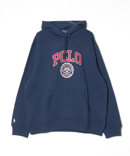 POLO RALPH LAUREN(ポロ ラルフ ローレン)の「ロゴ フリース フーディ(パーカー・メンズ・ネイビー系1・M/S/L)」の6枚目の写真