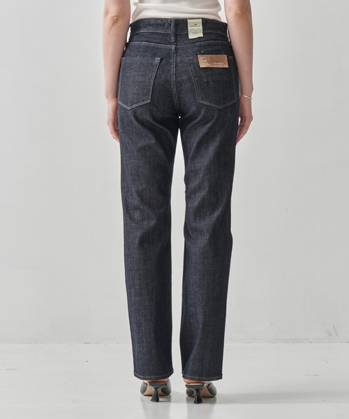 YANUK（ヤヌーク）の「【YANUK/ヤヌーク】ANNETTE(Slim Straight) OWI（デニムパンツ・レディース・ダークインディゴブルー・23.0cm/24.0cm/25.0cm/26.0cm）」の3枚目の写真