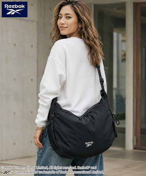 Reebok(リーボック)の「【Reebok リーボック】ワンショルダーバッグ ポリエステルベルベット 中わた入り(ショルダーバッグ・メンズ・オリーブ/ブラック・FREE)」の3枚目の写真