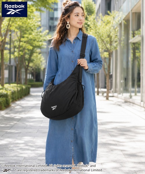 Reebok(リーボック)の「【Reebok リーボック】ワンショルダーバッグ ポリエステルベルベット 中わた入り(ショルダーバッグ・メンズ・オリーブ/ブラック・FREE)」の4枚目の写真