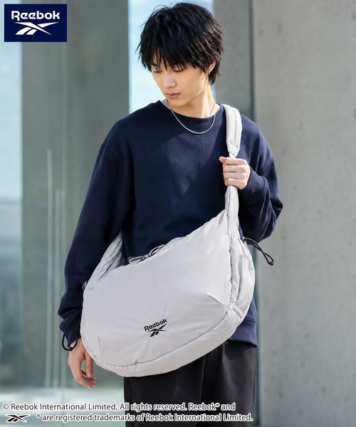 Reebok(リーボック)の「【Reebok リーボック】ワンショルダーバッグ ポリエステルベルベット 中わた入り(ショルダーバッグ・メンズ・オリーブ/ブラック・FREE)」の5枚目の写真