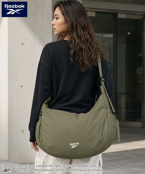 Reebok(リーボック)の「【Reebok リーボック】ワンショルダーバッグ ポリエステルベルベット 中わた入り(ショルダーバッグ・メンズ・オリーブ/ブラック・FREE)」の6枚目の写真