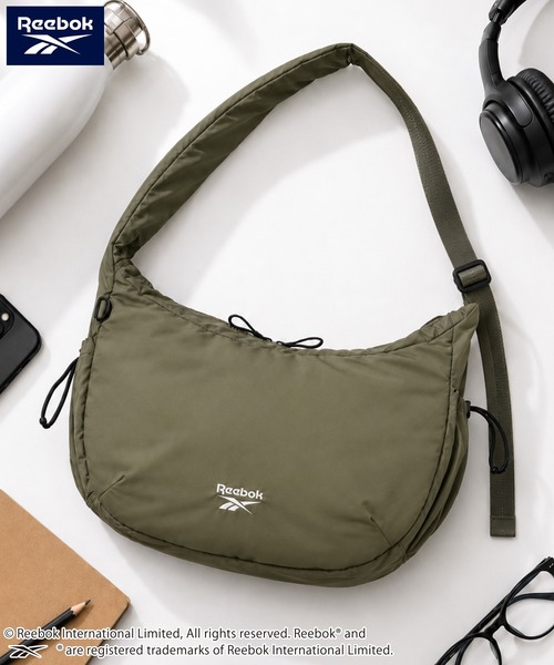 Reebok(リーボック)の「【Reebok リーボック】ワンショルダーバッグ ポリエステルベルベット 中わた入り(ショルダーバッグ・メンズ・オリーブ/ブラック・FREE)」の10枚目の写真