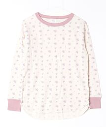 "04"≪JEMORGAN≫パックT ワッフル クレリック 花柄 長袖Tシャツ