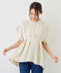 Jayro（ジャイロ）の「タック使い半袖ブラウス（シャツ/ブラウス）」