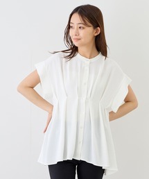 Jayro（ジャイロ）の「タック使い半袖ブラウス（シャツ/ブラウス）」