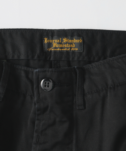 JOURNAL STANDARD J.S HOMESTEAD（ジャーナルスタンダードホームステッド）の「J.S.Homestead / シック チノ バレル パンツ（その他パンツ・メンズ・ブラック/ベージュ/カーキ・MEDIUM/LARGE）」の9枚目の写真