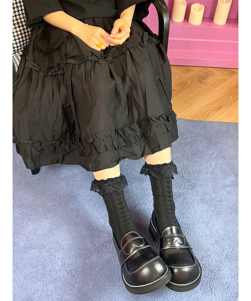 hippu（ヒプ）の「Chubby Loafer Women [Black]（ローファー・レディース・その他・25.5cm/25cm/24.5cm/24cm/23.5cm/23cm/22.5cm/22cm）」の2枚目の写真