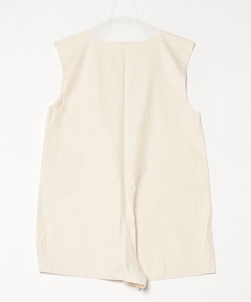 BASERANGE（ベースレンジ）の「BASERANGE / ベースレンジ：【レディース】SOW ROMPER：JUSOR-WS-SU26[ANN]（Tシャツ/カットソー・レディース・ホワイト系その他・S）」の2枚目の写真
