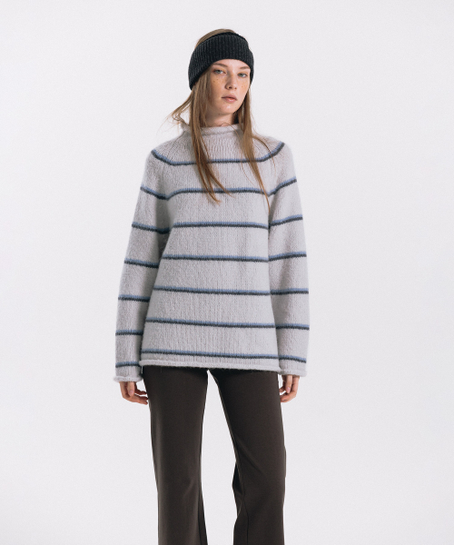 haag(ヘイグ)の「pin winter sweater (blue snow)(ニット/セーター・レディース・その他・FREE)」の5枚目の写真