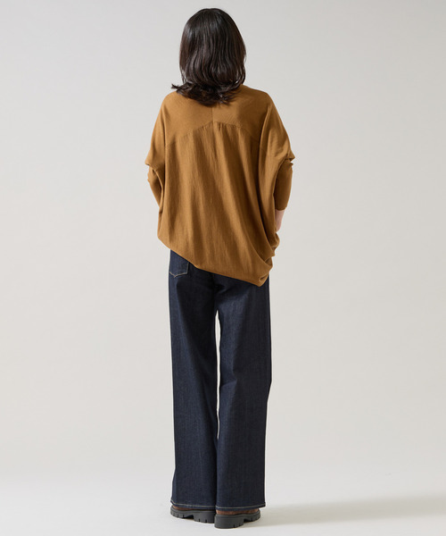 Liesse(リエス)の「《別注》【RED CARD/レッドカード】35th Anniversary Wide(デニムパンツ・レディース・インディゴブルー・22/25/23/24)」の12枚目の写真