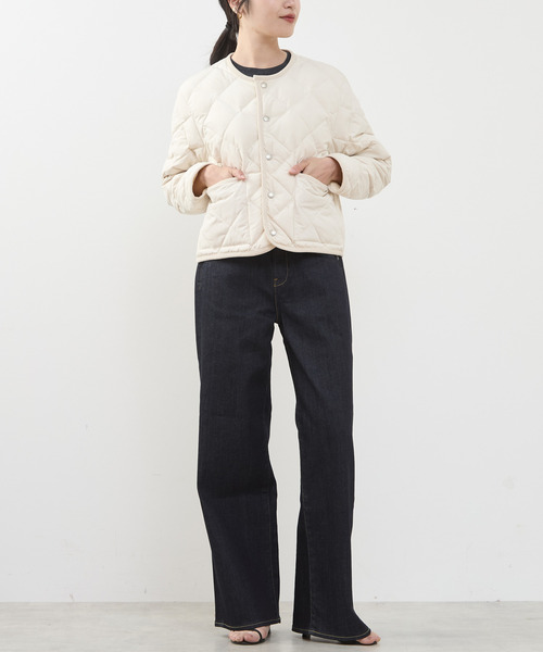 Liesse(リエス)の「《別注》【RED CARD/レッドカード】35th Anniversary Wide(デニムパンツ・レディース・インディゴブルー・22/25/23/24)」の3枚目の写真