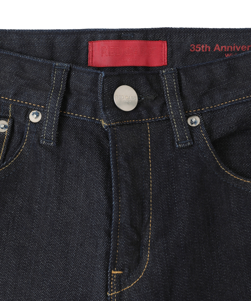 Liesse(リエス)の「《別注》【RED CARD/レッドカード】35th Anniversary Wide(デニムパンツ・レディース・インディゴブルー・22/25/23/24)」の7枚目の写真