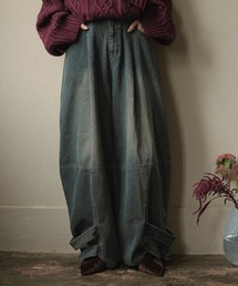 mideal | tuck curve denim pants / タックカーブデニムパンツ(デニムパンツ)