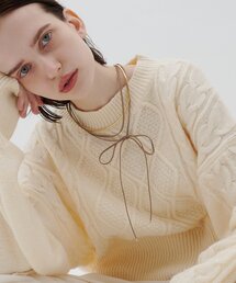 CIAOPANIC TYPY（チャオパニックティピー）の「:【WEB限定】Lilチョーカー付き紐デザインネックレス（ネックレス）」