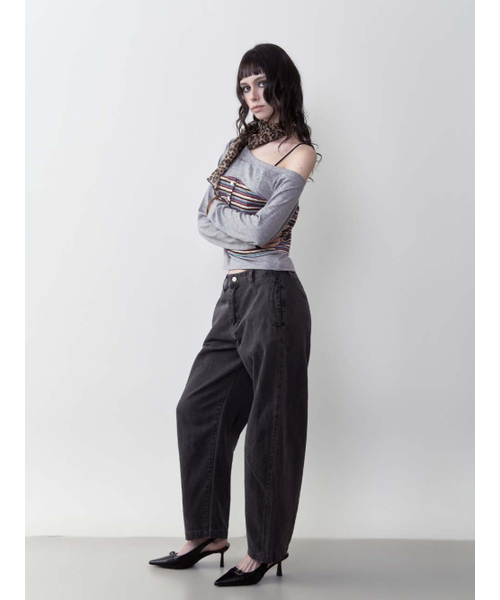 BIBORA（ビボラ）の「ビスチェワンショルダー袖（Tシャツ/カットソー・レディース・その他・FREE）」の3枚目の写真