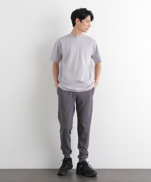 NANO universe(ナノユニバース)の「ジャケT(R) プレミアム クルーネック 半袖(Tシャツ/カットソー・メンズ・モカ/ライトグレー/ブラック/ホワイト・M/XL/S/L)」の15枚目の写真