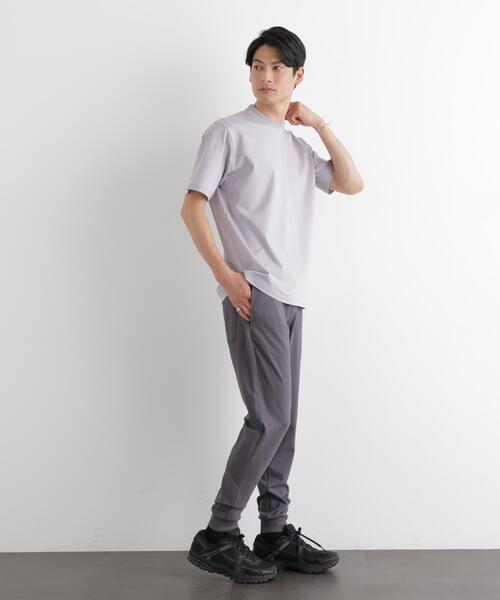 NANO universe(ナノユニバース)の「ジャケT(R) プレミアム クルーネック 半袖(Tシャツ/カットソー・メンズ・モカ/ライトグレー/ブラック/ホワイト・M/XL/S/L)」の17枚目の写真