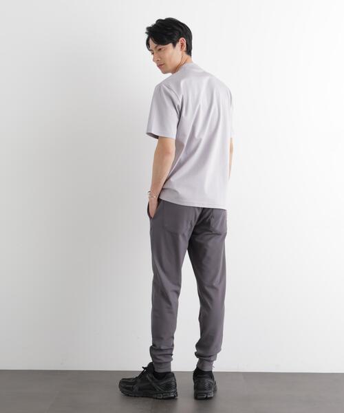 NANO universe(ナノユニバース)の「ジャケT(R) プレミアム クルーネック 半袖(Tシャツ/カットソー・メンズ・モカ/ライトグレー/ブラック/ホワイト・M/XL/S/L)」の18枚目の写真