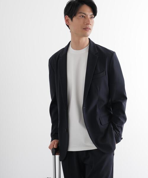 NANO universe(ナノユニバース)の「ジャケT(R) プレミアム クルーネック 半袖(Tシャツ/カットソー・メンズ・モカ/ライトグレー/ブラック/ホワイト・M/XL/S/L)」の21枚目の写真