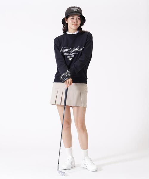 New Balance Golf（ニューバランスゴルフ）の「スウェット クルーネック プルオーバー (WOMENS)（スウェット・レディース・ホワイト/ブラック/ベージュ系その他2・LARGE/MEDIUM）」の6枚目の写真