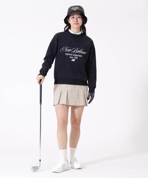 New Balance Golf（ニューバランスゴルフ）の「スウェット クルーネック プルオーバー (WOMENS)（スウェット・レディース・ホワイト/ブラック/ベージュ系その他2・LARGE/MEDIUM）」の7枚目の写真