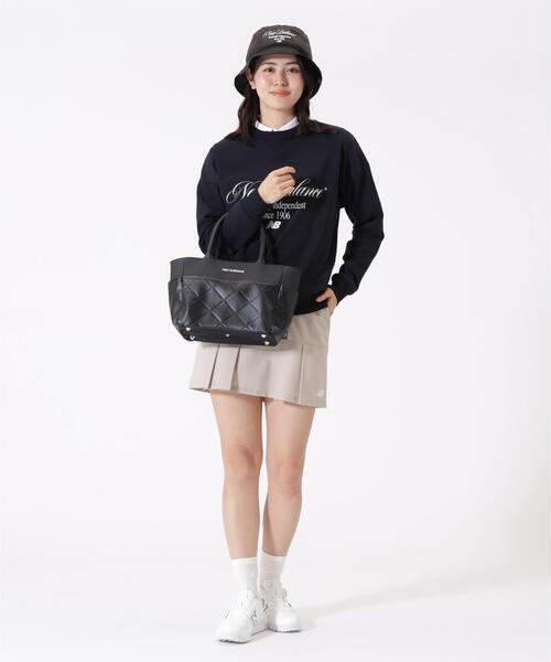 New Balance Golf（ニューバランスゴルフ）の「スウェット クルーネック プルオーバー (WOMENS)（スウェット・レディース・ホワイト/ブラック/ベージュ系その他2・LARGE/MEDIUM）」の8枚目の写真