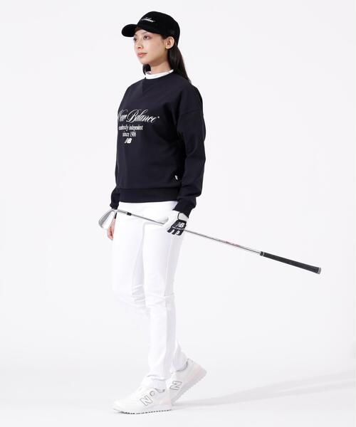New Balance Golf（ニューバランスゴルフ）の「スウェット クルーネック プルオーバー (WOMENS)（スウェット・レディース・ホワイト/ブラック/ベージュ系その他2・LARGE/MEDIUM）」の10枚目の写真